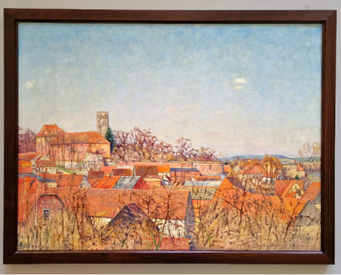 Hans Klohss: Blick auf Burg Eisenhardt, 1931, Potsdam Museum