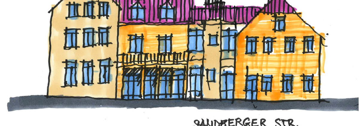 Zeichnung Sandberger Str. 11 – 13 Bad Belzig